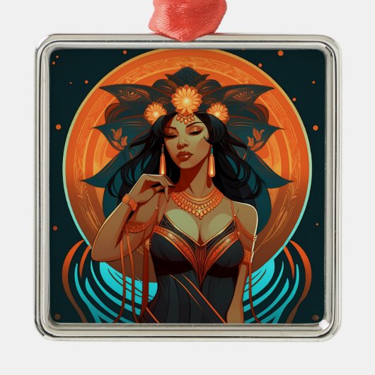 NATIVE INSPIRATION #2 ORNAMENT AUS METALL (Vorne)