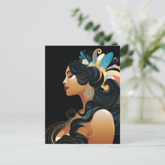 NATIVE INSPIRATION #3 POSTKARTE (Stehend Vorderseite)