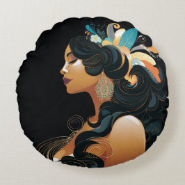 NATIVE INSPIRATION #3 RUNDES KISSEN