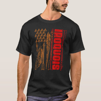 Native Iroquois Flag Native Pride Amerikanische Ur T-Shirt