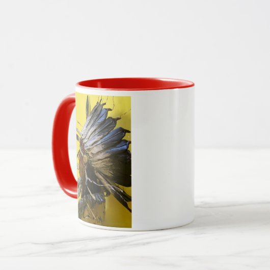Native "Kiowa" morning sky original art Tasse (Vorderseite Links)
