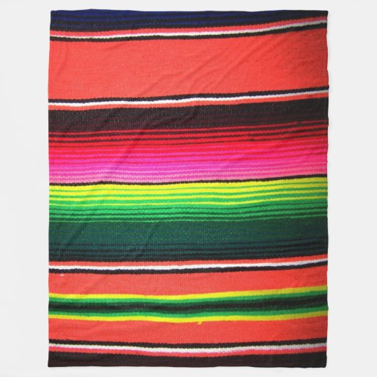 NATIVE MEXIKANISCHE (simulierte) Fleece Blankets (Vorderseite)