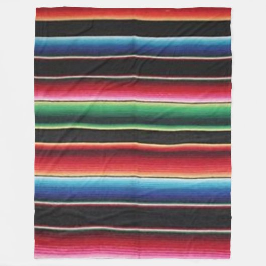 NATIVE MEXIKANISCHE (simulierte) Fleece Blankets (Vorderseite)
