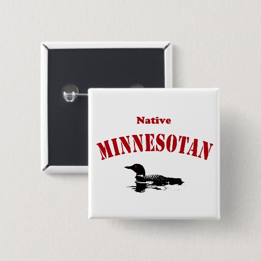 Native Minnesotan Button (Vorne & Hinten)