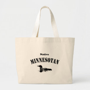 Native Minnesotan Jumbo Stoffbeutel