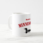 Native Minnesotan Kaffeetasse (Vorderseite Links)