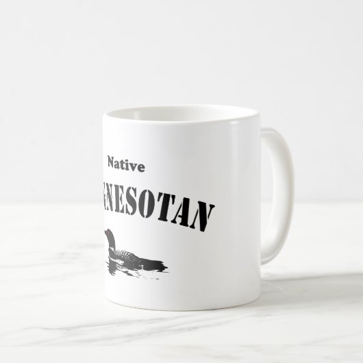 Native Minnesotan Kaffeetasse (VorderseiteRechts)