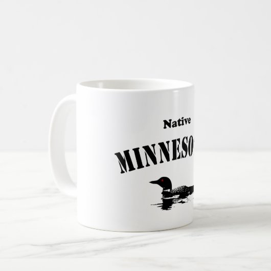 Native Minnesotan Kaffeetasse (Vorderseite Links)