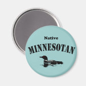 Native Minnesotan Magnet (Vorderseite/Rückseite)