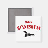 Native Minnesotan Magnet (Vorderseite/Rückseite)