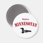 Native Minnesotan Magnet (Vorderseite/Rückseite)