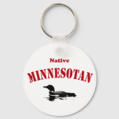 Native Minnesotan Schlüsselanhänger (Vorderseite)