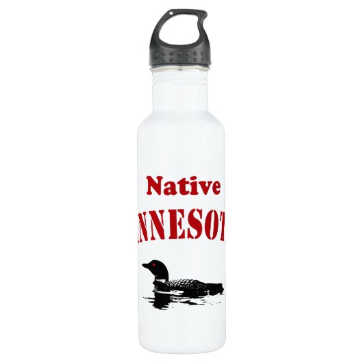 Native Minnesotan Trinkflasche (Vorderseite)