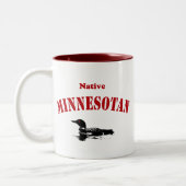 Native Minnesotan Zweifarbige Tasse (Links)