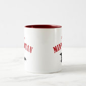 Native Minnesotan Zweifarbige Tasse (Mittel)