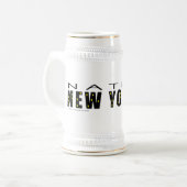 Native New Yorker Bierglas (Vorderseite Links)