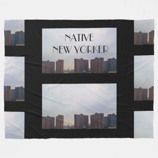 NATIVE NEW YORKER FLEECEDECKE (Vorderseite (Horizontal))