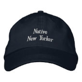 NATIVE NEW YORKER-Hut Bestickte Baseballkappe (Vorderseite)