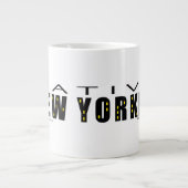 Native New Yorker Jumbo-Tasse (Vorderseite)