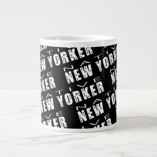 Native New Yorker Jumbo-Tasse (Vorderseite)