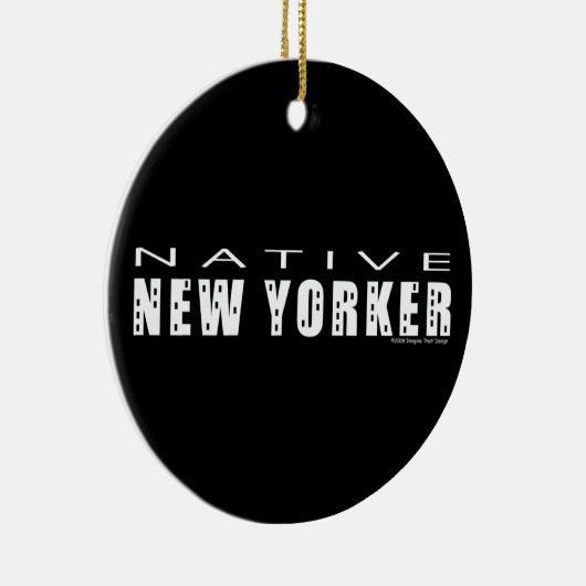 Native New Yorker Keramikornament (Rechts)