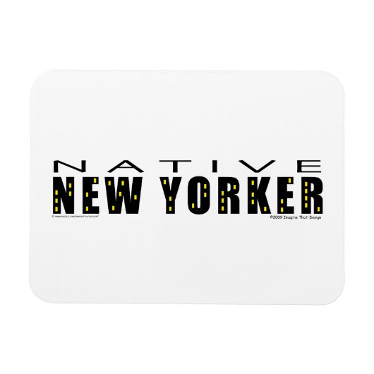 Native New Yorker Magnet (Horizontal)