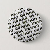 Native New Yorker Pattern Button (Vorderseite)