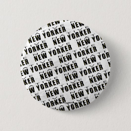 Native New Yorker Pattern Button (Vorderseite)