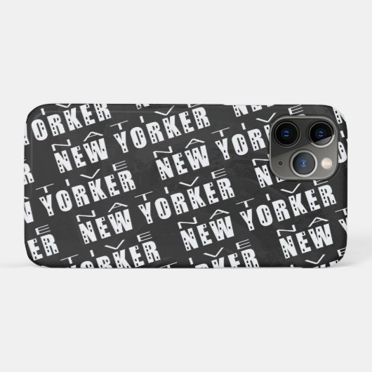 Native New Yorker Pattern Case-Mate iPhone Hülle (Rückseite (Horizontal))