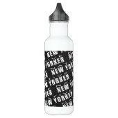Native New Yorker Pattern Edelstahlflasche (Links)