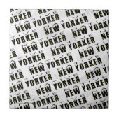 Native New Yorker Pattern Fliese (Vorderseite)