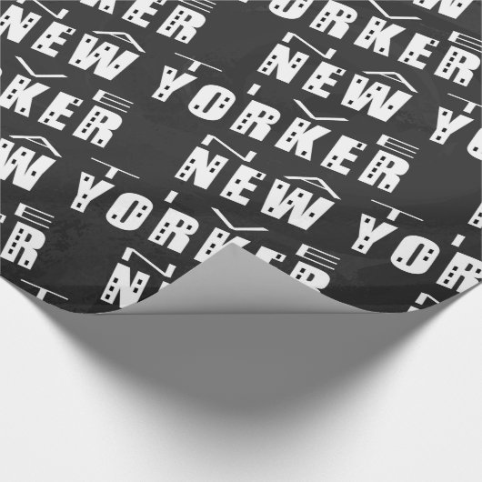Native New Yorker Pattern Geschenkpapier (Ecke)