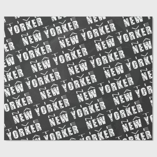 Native New Yorker Pattern Geschenkpapier (Flach)
