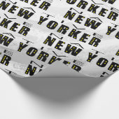 Native New Yorker Pattern Geschenkpapier (Ecke)