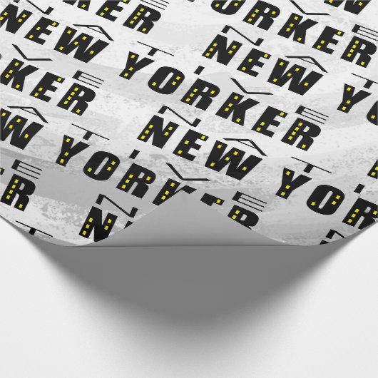 Native New Yorker Pattern Geschenkpapier (Ecke)