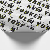 Native New Yorker Pattern Geschenkpapier (Ecke)