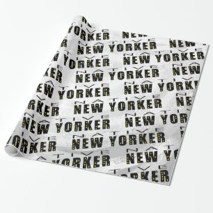 Native New Yorker Pattern Geschenkpapier