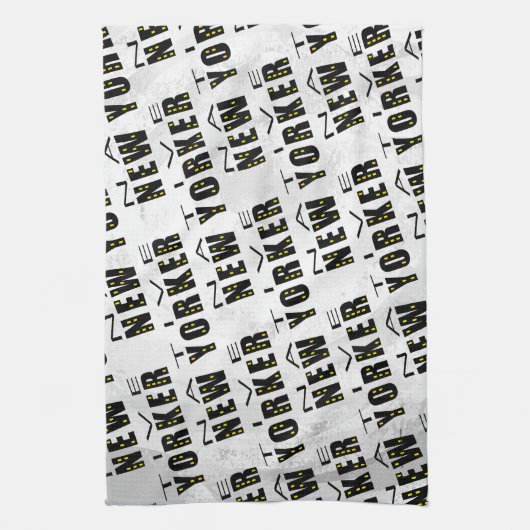 Native New Yorker Pattern Geschirrtuch (Vertikal)