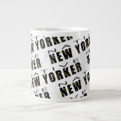 Native New Yorker Pattern Jumbo-Tasse (Vorderseite)