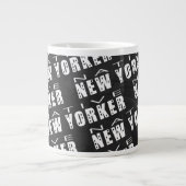 Native New Yorker Pattern Jumbo-Tasse (Vorderseite)