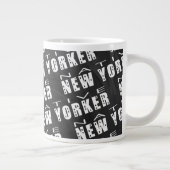 Native New Yorker Pattern Jumbo-Tasse (Rechts)
