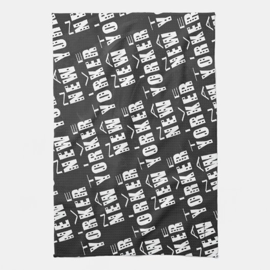 Native New Yorker Pattern Küchentuch (Vertikal)