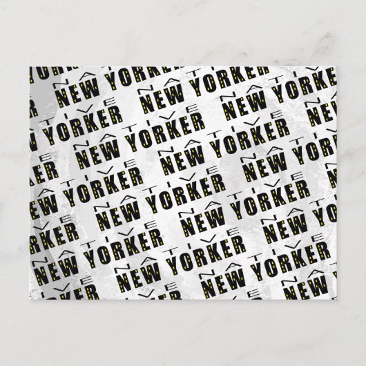 Native New Yorker Pattern Postkarte (Vorderseite)