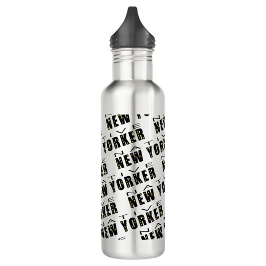 Native New Yorker Pattern Trinkflasche (Links)