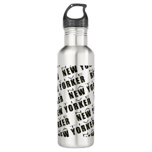 Native New Yorker Pattern Trinkflasche
