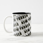 Native New Yorker Pattern Zweifarbige Tasse (Links)