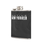 Native New Yorker schwarz Flachmann (Links)