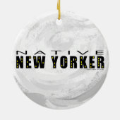 Native New Yorker schwarz Keramikornament (Hinten)