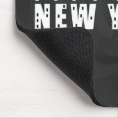 Native New Yorker schwarz Mousepad (Ecke)