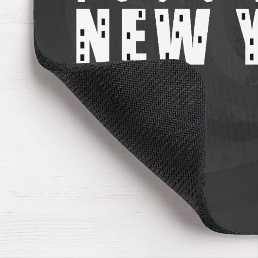 Native New Yorker schwarz Mousepad (Ecke)